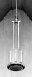Hanglamp kerkzaal.
<br/>
Particulier bezit, zj
